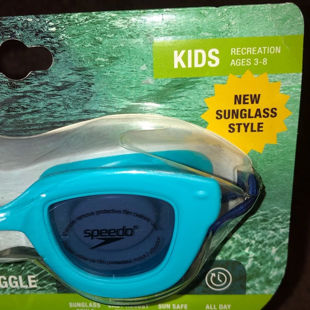 Speedo Kids Sunny Vibes Sunglass Style Goggles, New